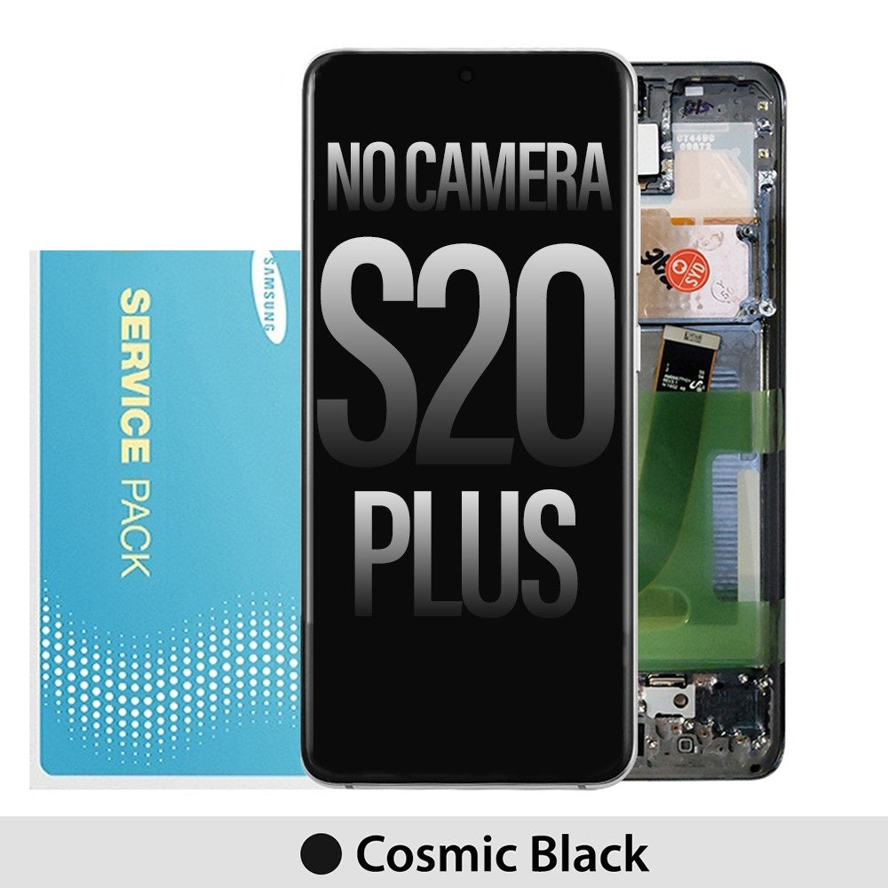 Samsung Galaxy S20 Plus 5G G986 OLED Screen Replacement Digitizer GH82-22134A/GH82-31441A/GH82-31442A (Gold)-Cosmic Black Samsung Galaxy S20 Plus 5G G986 OLED Screen Replacement Digitizer GH82-22134A/GH82-31441A/GH82-31442A (Gold)-Cosmic Black